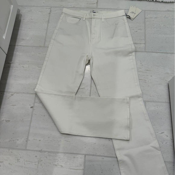7 For All Mankind White Easy Boot Jeans - Picture 5 of 6